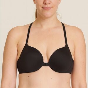 SKIMS Ultimate Front Closure Push Up Bra | Onyx | Size 40B